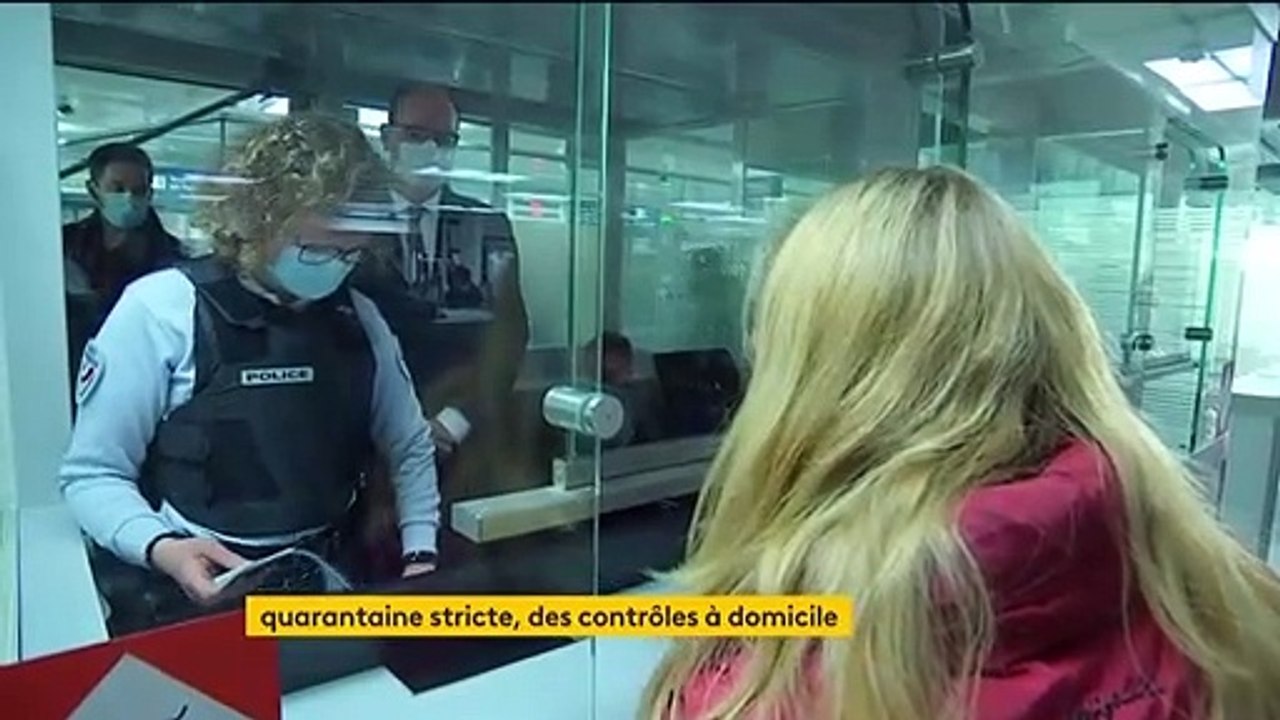 Quarantaine pour certains voyageurs : la police procède à des contrôles stricts