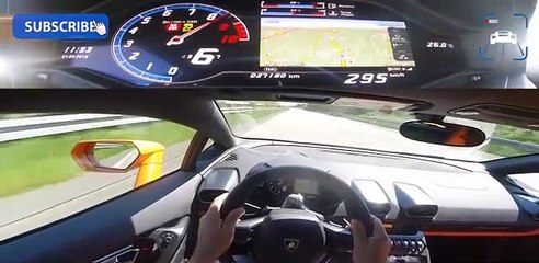 Lamborghini Huracan ile 342 km hız yaptı