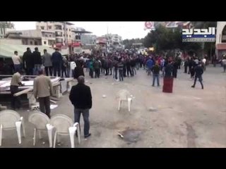 إشكال بين الجيش والمتظاهرين في تعلبايا