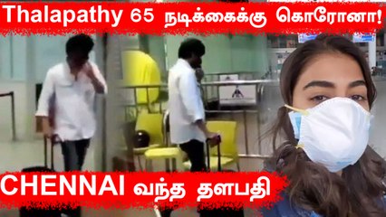 Thalapathy Back to Chennai | Pooja Hedge Tested Positive | Thalapathy 65