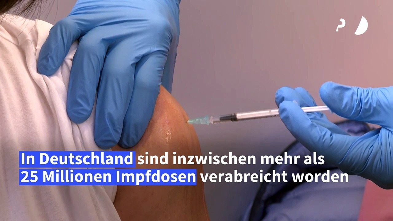 Mehr als 25 Millionen Impfdosen in Deutschland verabreicht