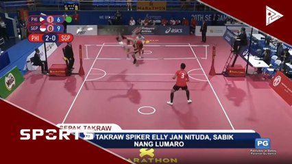 PH takraw spiker Elly Jan Nituda, sabik nang lumaro