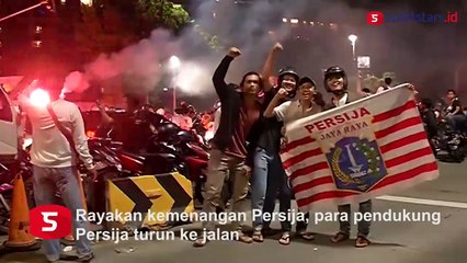 Persija Juara Menpora, Euforia Suporter Tak Terbendung versi RE Edit