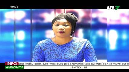 JT BAMBARA 19H30 DU 25 AVRIL 2021