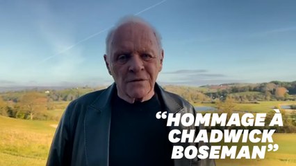 Anthony Hopkins réagit à son Oscar et rend hommage à Chadwick Boseman
