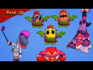 All Brawlers & Skins Losing Pose in Brawl Stars