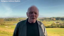Anthony Hopkins pays tribute to Chadwick Boseman during his Best Actor acceptance speech