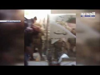 مجموعات حزبية  تشتبك مع متظاهرين في بعلبك
