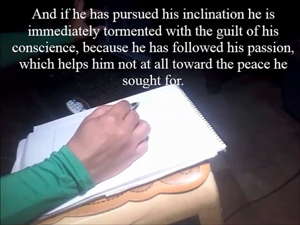 VLOG# 048: THOMAS KEMPIS' MY IMITATION OF CHRIST SKETCH: INORDINATE AFFECTIONS