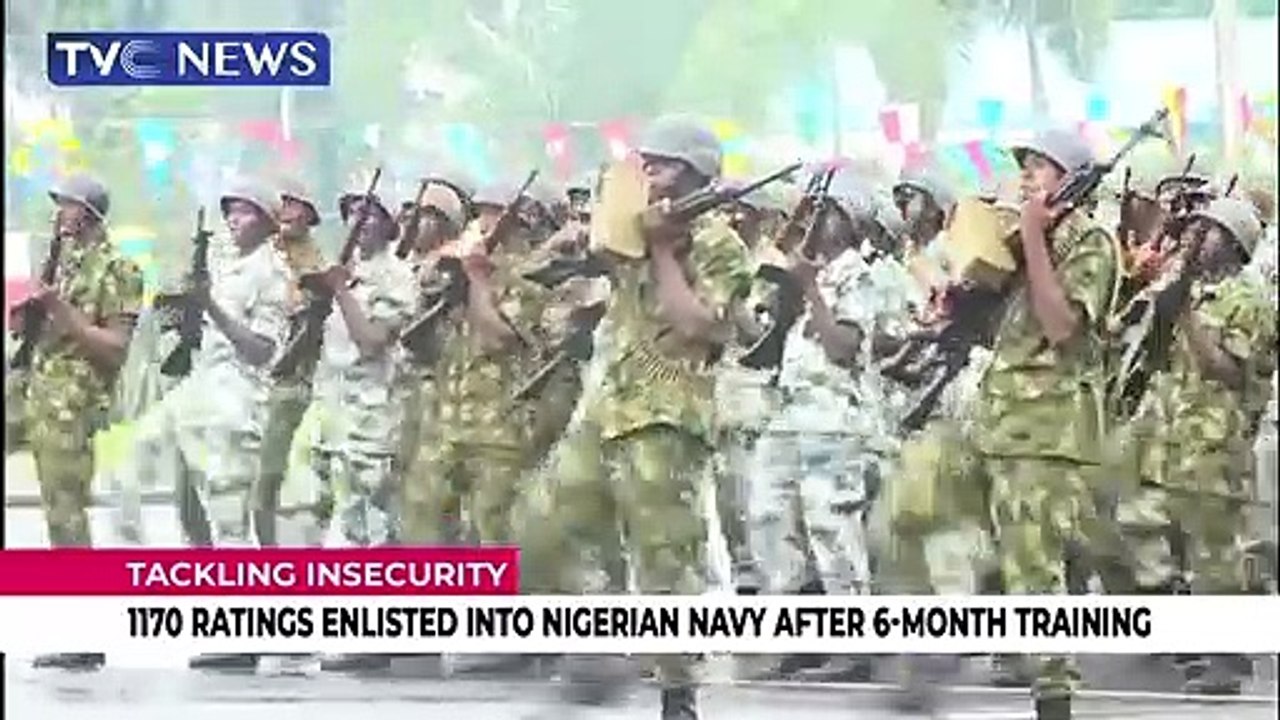1,170 ratings enlisted into Nigerian Navy after 6month training