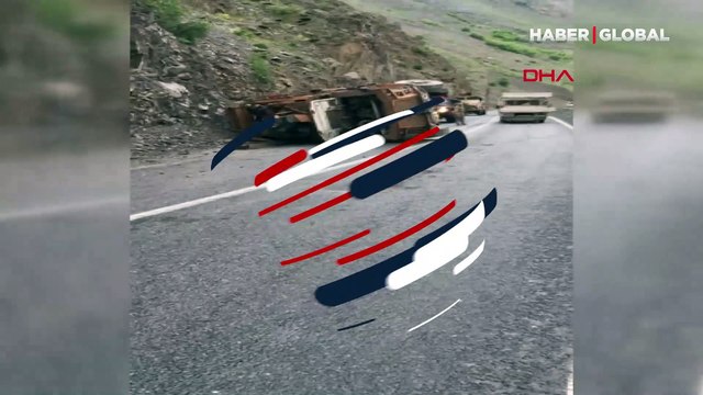 Hakkari'de askeri araç devrildi: 3 asker yaralı