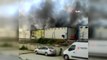 Son dakika haber | Esenler Giyimkent'te inşaat işçilerin kaldığı konteynerlerde yangın çıktı
