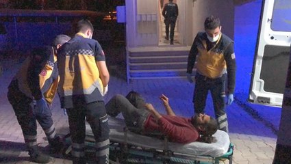 Eşiyle tartışan öfkeli koca sinirlerine hakim olamayınca kendini bıçakladı