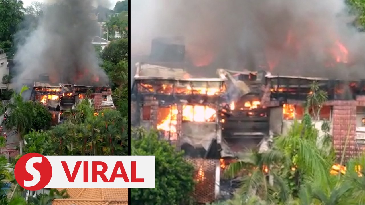 Senior citizen injured due to Taman Duta house fire