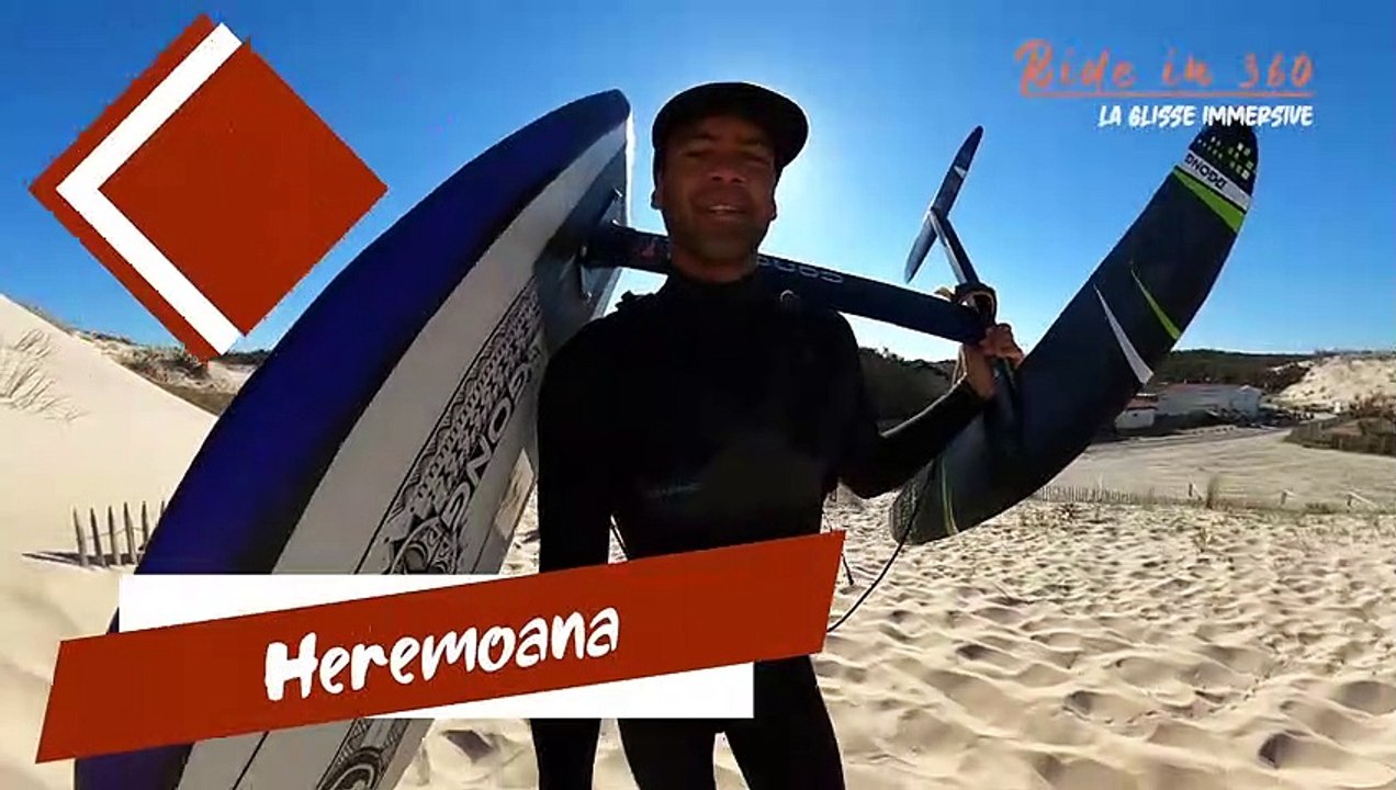 Surf foil avec Heremoana