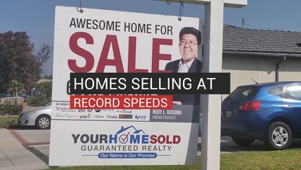 Homes Selling At Record Speeds