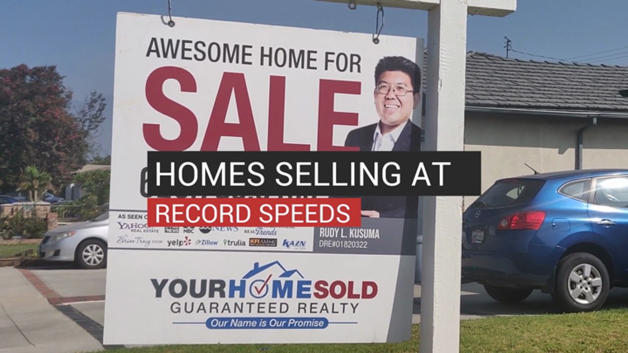 Homes Selling At Record Speeds
