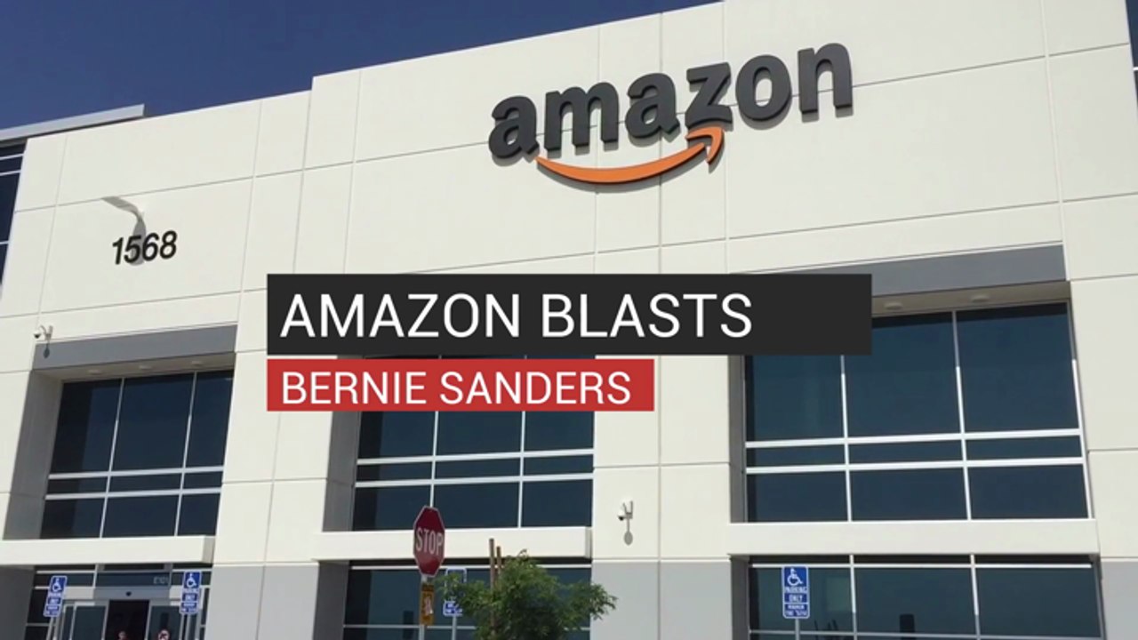 Amazon Blasts Bernie Sanders