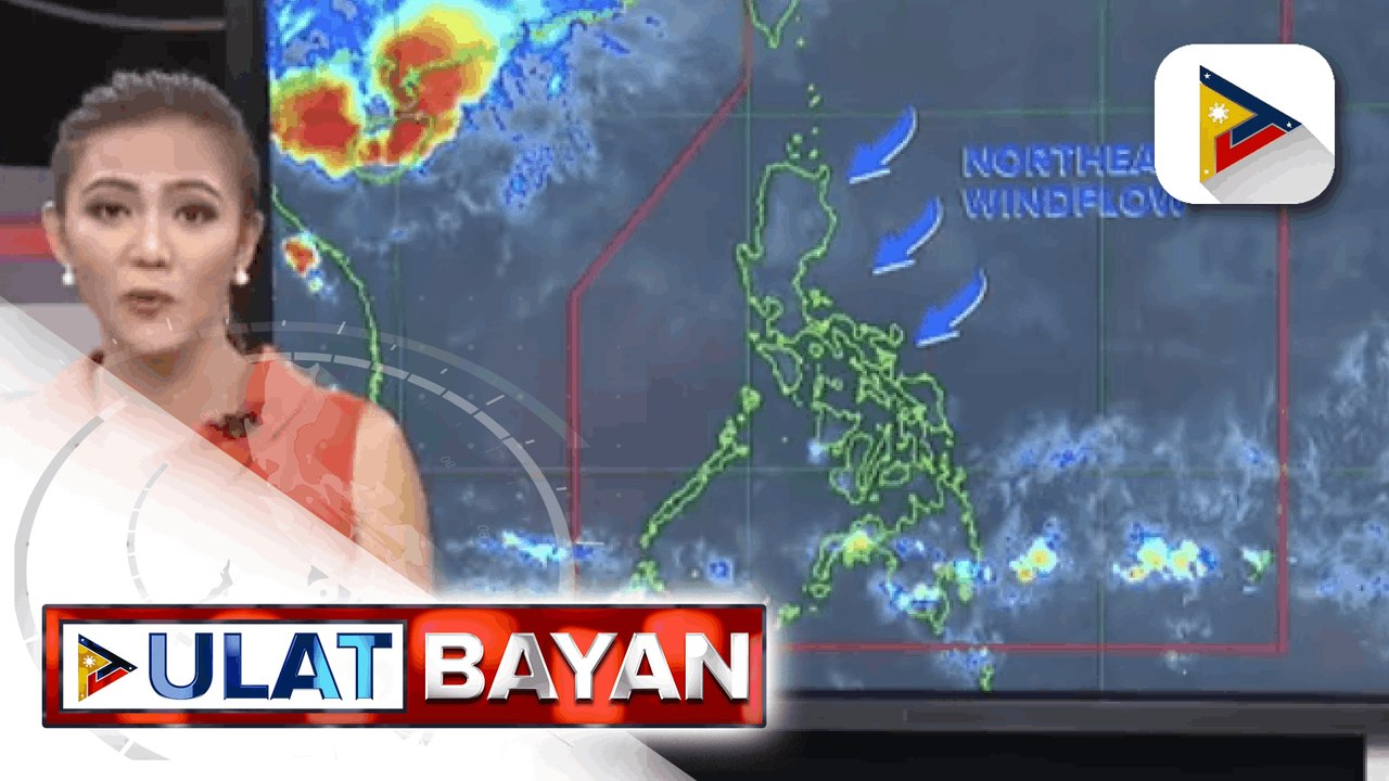 PTV INFOWEATHER: Northeasterly surface windflow, nakaaapekto sa Northern at Central Luzon