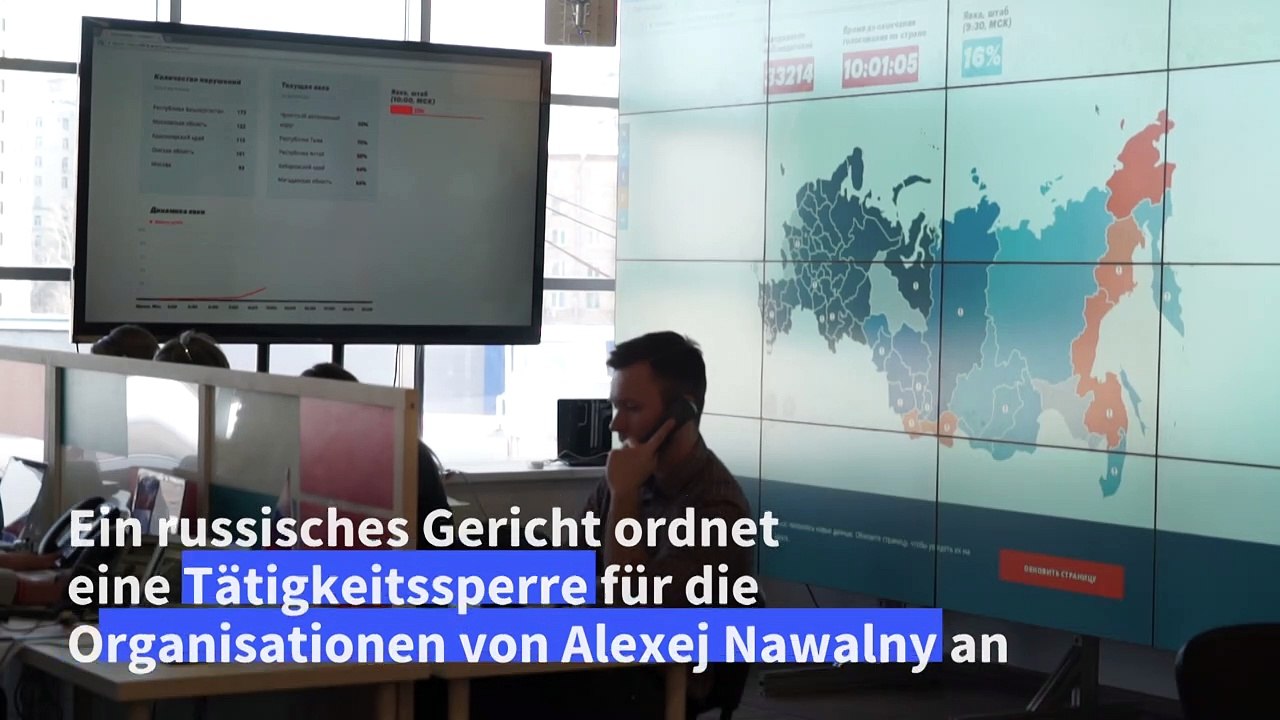 Russisches Gericht ordnet Tätigkeitssperre von Nawalny-Organisationen an