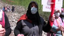 Rize'de taş ocağı gerginliği sürüyor: Yöre halkı başlayan çalışmaları yeniden durdurdu