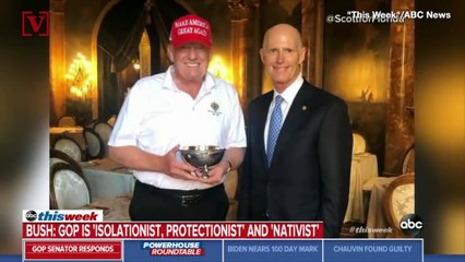 Rick Scott Gives Trump ‘Champion of Freedom’ Award Because He’ Worked Hard’