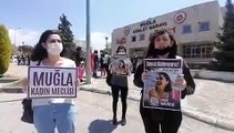 Pınar Gültekin davası | Kadın Cinayetlerini Durduracağız Platformu, adliye önünde İstanbul Sözleşmesi'ni hatırlattı