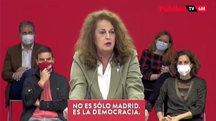 El emotivo discurso de Carla Antonelli contra la ultraderecha: "Derrotaremos al fascismo el 4 de mayo"