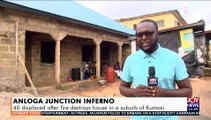 Angola Junction Inferno: 40 displaced after fire destroys house in a suburb of Kumasi (26-4-21)