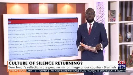 Sam Jonah’s reflections are genuine mirror image of our country – Braimah - Joy News Today (26-4-21)