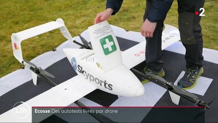 Ecosse : des tests Covid livrés par drone dans les zones reculées