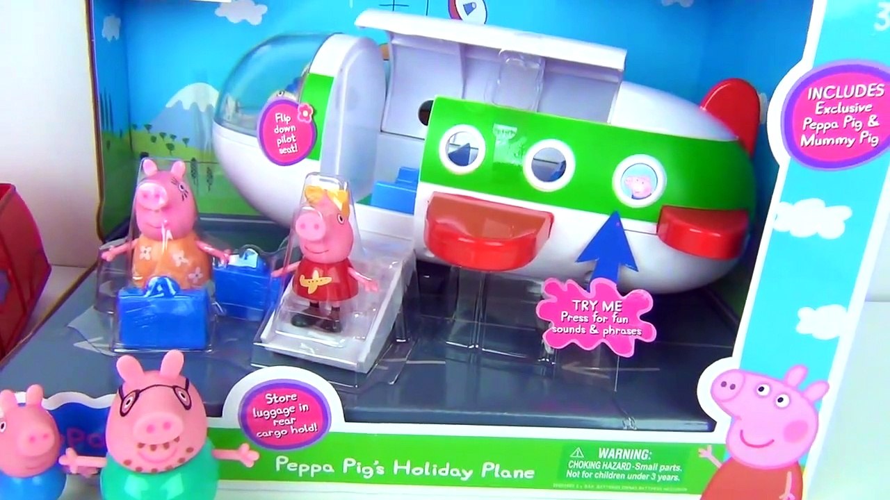 Peppa Pig Holiday Plane With George & Surprises