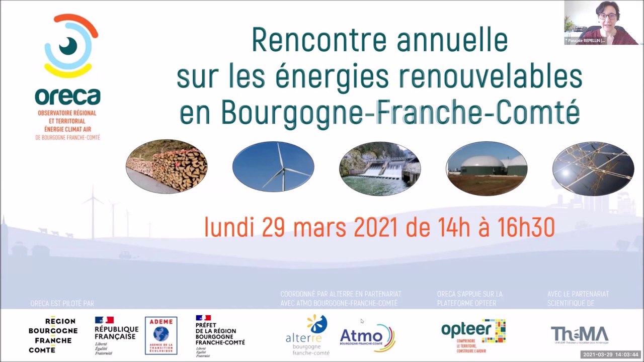 Présentation du programme de la rencontre annuelle sur les énergies renouvelables, Pascale Repellin, Alterre, 29/03/2021