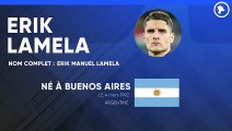 La fiche technique d'Erik Lamela