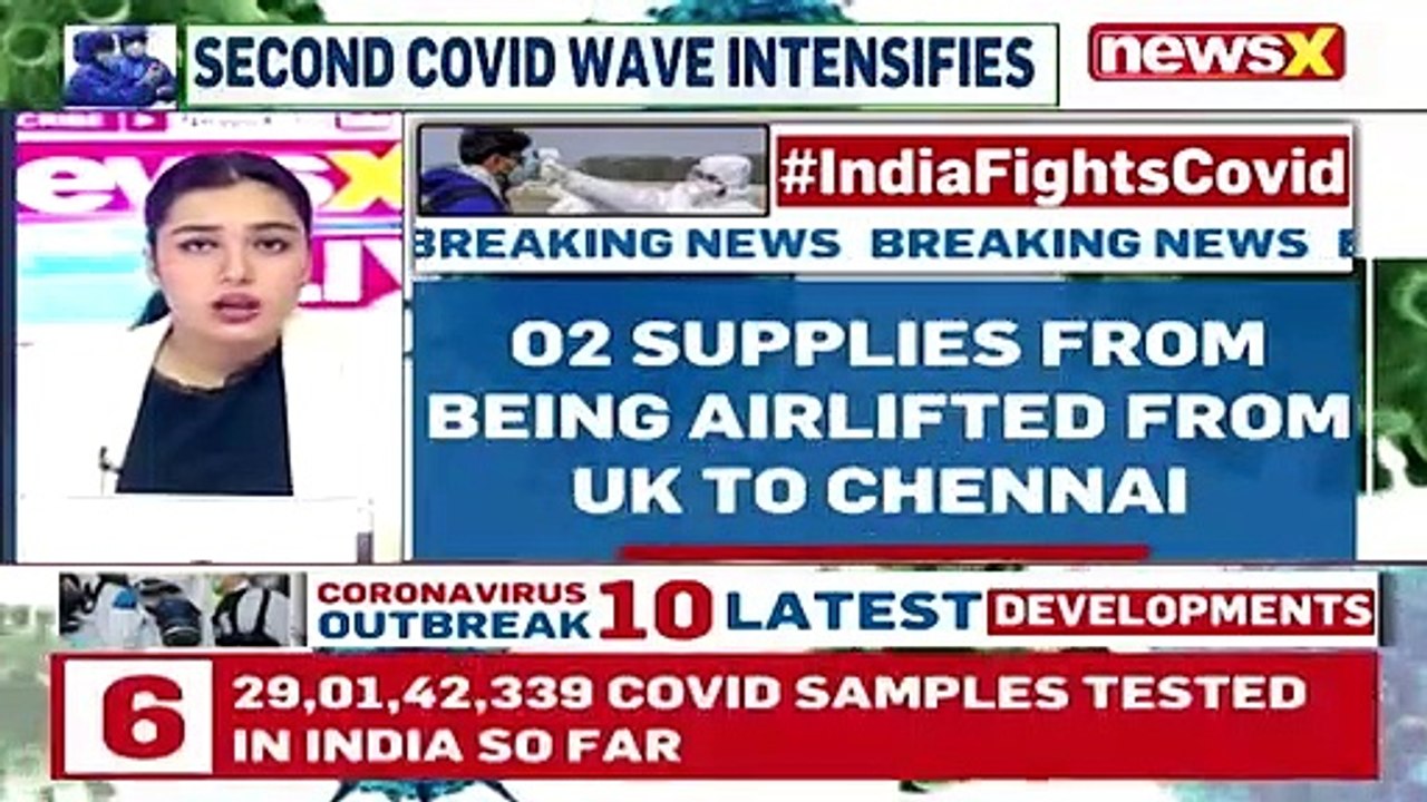 Oxygen Supplies Being Airlifted From Germany IAF Airlifting 4 Cryogenic Oxygen Tankers NewsX