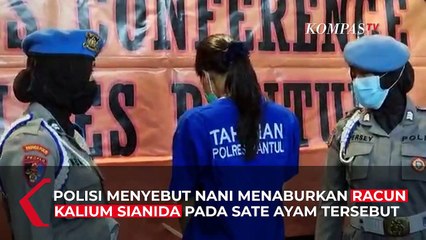 Wanita Pengirim Sate Beracun Sianida Terancam Hukuman Mati