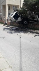 Çevredekiler canını zor kurtardı, Maltepe'de kontrolden çıkan kamyonet korku dolu anlar yaşattı