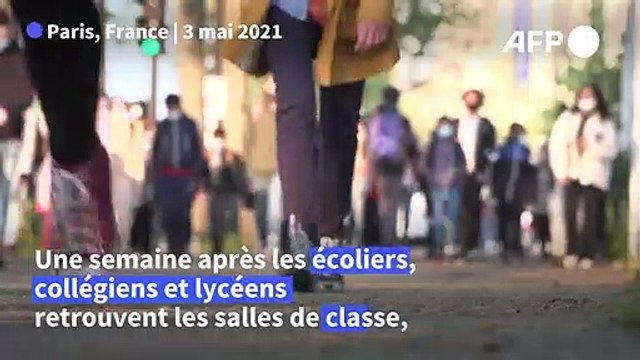 Covid-19: retour en présentiel des collégiens et lycéens