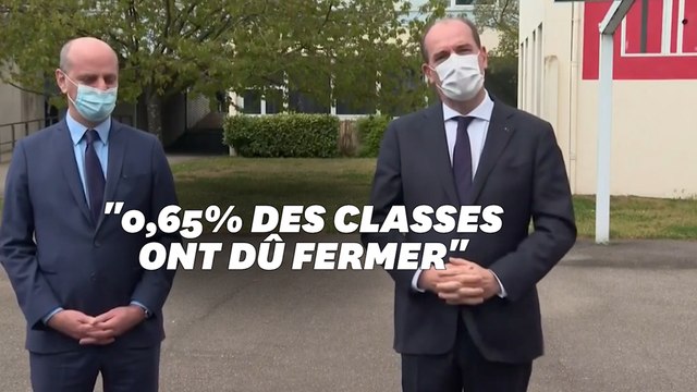 Le Covid-19 circule très peu à l'école rassure Jean Castex