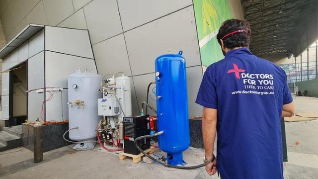 Delhi: first Covid care centre with its own oxygen plant