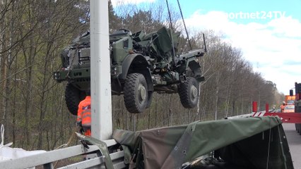 A2 - Bundeswehrsoldaten mit Unimog tödlich verunglückt