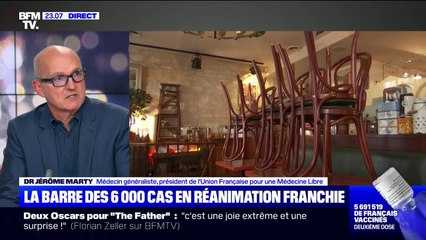Déconfinement: pour le Dr Jérôme Marty, il n'est "pas raisonnable de faire croire qu'on sort" de la troisième vague
