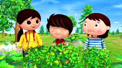 Round and Round The Garden | Nursery Rhymes | By LittleBabyBum!