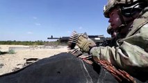 US Military News • U.S. Army Soldiers Live-Fire Training with the M240B Machine Gun April 23, 2021