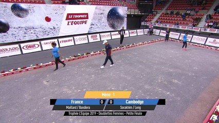 P√©tanque - Replay : Troph√©e L'Equipe - Doublettes Femmes - Petite finale