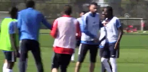 Trabzonspor antrenmanında gerginlik