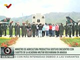 Cadetes de la Aviación Militar Bolivariana de Aragua se forman en materia agroproductiva