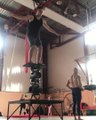 Guy Shows Amazing Balancing Skills While Standing On Multiple Blocks