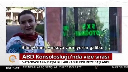 ABD Konsolosluğu'nda vize sırası