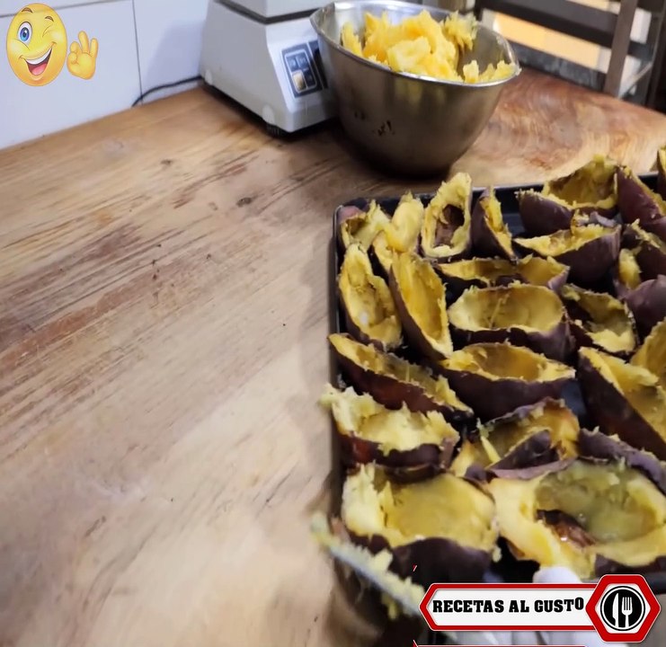 Patata Dulce Con Queso Crema